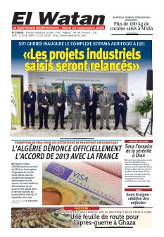 Couverture de El Watan du 23 septembre 2025