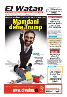 Couverture de El Watan du 06 novembre 2025