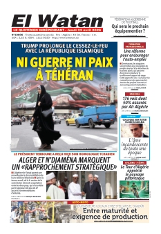 cover El Watan n°20260423