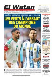 cover El Watan n°20260616