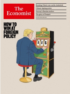 Cover of The Economist from 16 August 2025