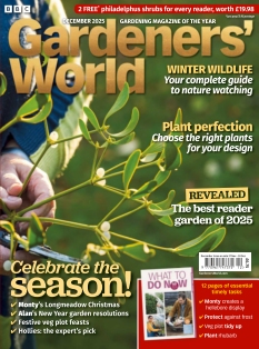 Cover of BBC Gardeners World Magazine from 27 November 2025