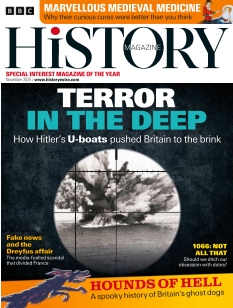 Cover of BBC History Magazine from 