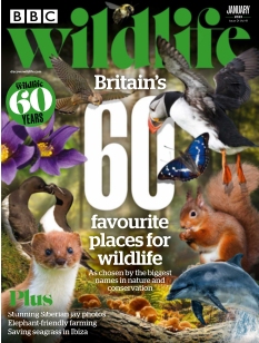 cover BBC Wildlife Magazine n°202301