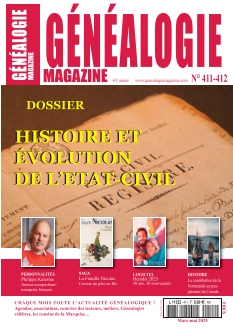 Couverture de Généalogie Hors-Série du 03 juin 2025