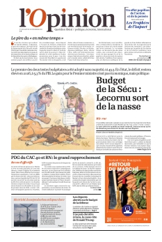 Omslag van L'Opinion van 