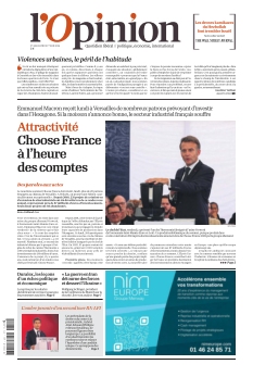 Couverture de L’Opinion du 01 juin 2026