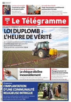 Couverture de Le Télégramme Brest Ville du 07 août 2025