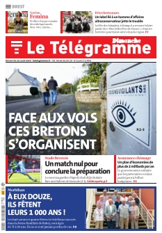 Couverture de Le Télégramme Brest Ville du 10 août 2025