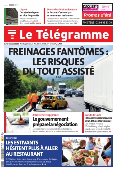 Couverture de Le Télégramme Brest Ville du 11 août 2025