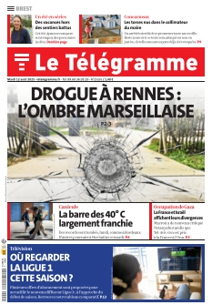 Couverture de Le Télégramme Brest Ville du 12 août 2025