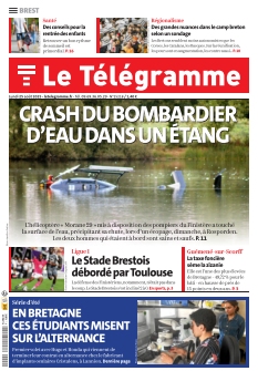 Couverture de Le Télégramme Brest Ville du 25 août 2025