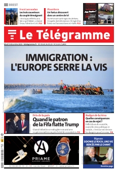 Couverture de Le Télégramme Brest Ville du 09 décembre 2025