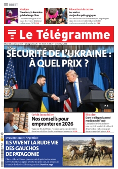 cover Le Télégramme Brest Ville n°20251230