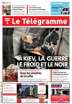 cover Le Télégramme Brest Ville n°20260123