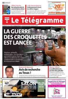 cover Le Télégramme Brest Ville n°20260327