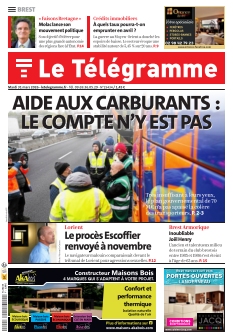 cover Le Télégramme Brest Ville n°20260331