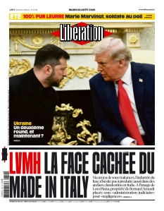 Couverture de Libération du 18 août 2025