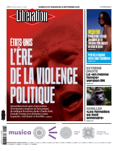 Couverture de Libération du 12 septembre 2025