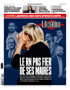 cover Libération n°20260225