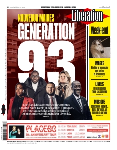 cover Libération n°20260328