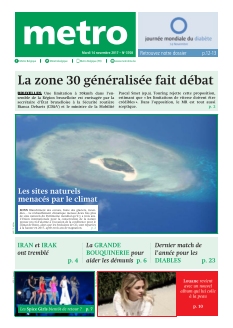 cover Metro Belgique n°20171114