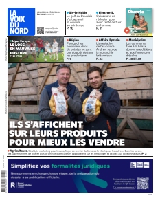 cover La Voix du Nord Douai  n°20260220