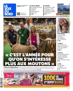 cover La Voix du Nord Douai  n°20260222