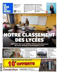 cover La Voix du Nord Roubaix n°20260403