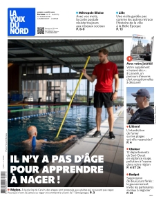 Couverture de La Voix du Nord Lille du 11 août 2025