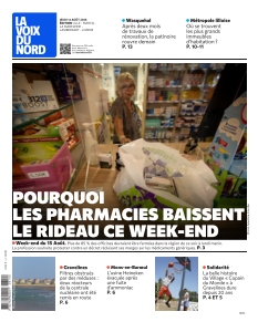 Couverture de La Voix du Nord Lille du 14 août 2025