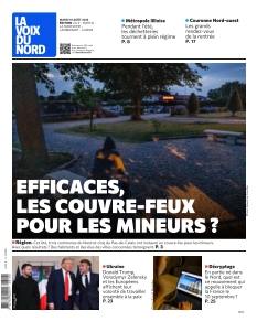 Couverture de La Voix du Nord Lille du 19 août 2025