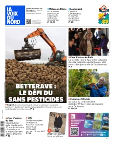 Couverture de La Voix du Nord Lille du 18 octobre 2025