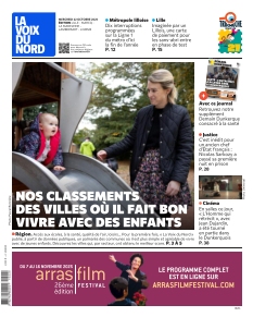 Couverture de La Voix du Nord Lille du 22 octobre 2025