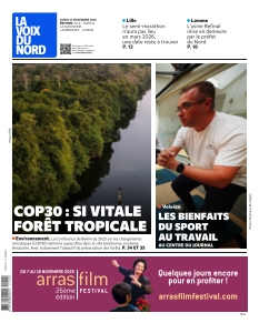 Couverture de La Voix du Nord Lille du 10 novembre 2025