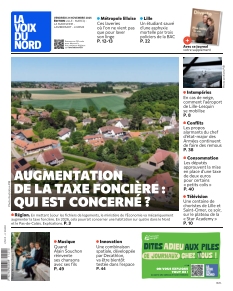 Couverture de La Voix du Nord Lille du 21 novembre 2025