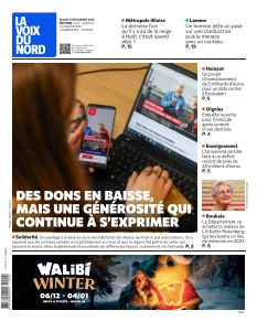Couverture de La Voix du Nord Lille du 09 décembre 2025
