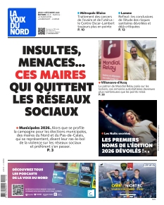 Couverture de La Voix du Nord Lille du 