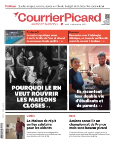 Couverture de Courrier Picard Amiens du 
