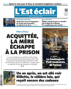 Couverture de L'Est éclair du 