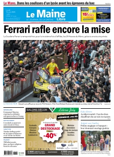cover Le Maine Libre - Le Journal de La Sarthe n°20250616