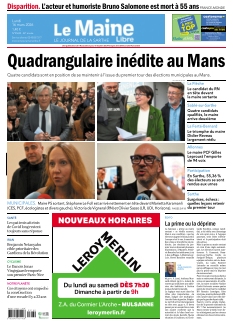 cover Le Maine Libre - Le Journal de La Sarthe n°20260316
