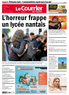 cover Le Courrier de l'Ouest Angers n°20250425