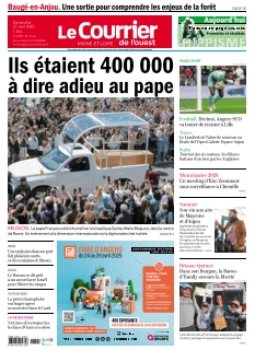 cover Le Courrier de l'Ouest Angers n°20250427