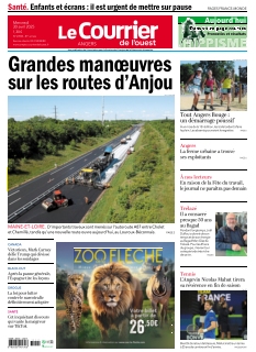 cover Le Courrier de l'Ouest Angers n°20250430
