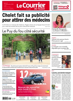 cover Le Courrier de l'Ouest Cholet n°20250913