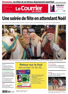 cover Le Courrier de l'Ouest Cholet n°20251224
