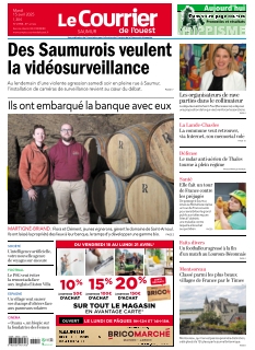 cover Le Courrier de l'Ouest Saumur n°20250415