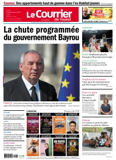 cover Le Courrier de l'Ouest Saumur n°20250908