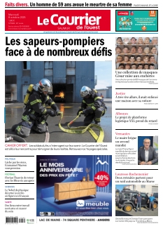 cover Le Courrier de l'Ouest Saumur n°20251008